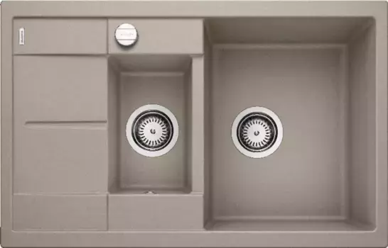 Мойка для кухни «Blanco» Metra 6 S Compact 78/50(автомат) искусственный камень серый беж универсальная