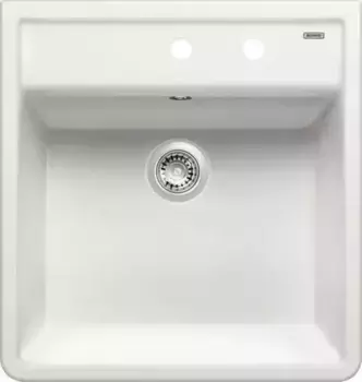 Мойка для кухни «Blanco» Panor 60 Ceramic 60/63 c двумя отвер. керамика белый