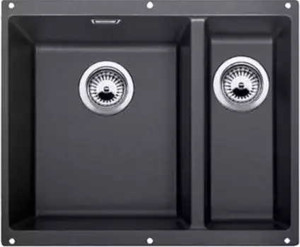 Мойка для кухни «Blanco» Rotan 340/160-U 56/46 искусственный камень антрацит левая