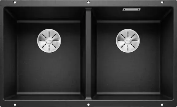 Мойка для кухни «Blanco» Subline 350/350-U 76/46 искусственный камень черный
