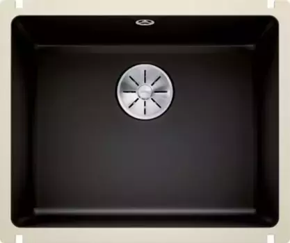 Мойка для кухни «Blanco» Subline 500-U Ceramic 55/46 керамика черный