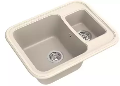 Мойка для кухни «Ewigstein» Antik 60К 66/51 искусственный камень крем
