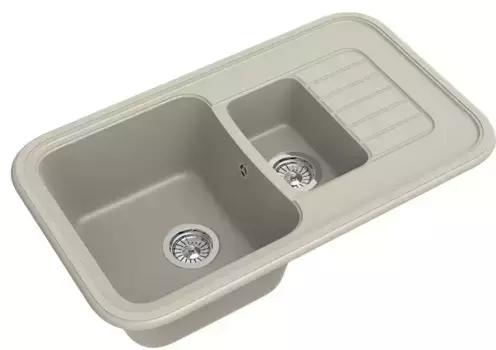 Мойка для кухни «Ewigstein» Antik 60KF 86/51 искусственный камень топаз