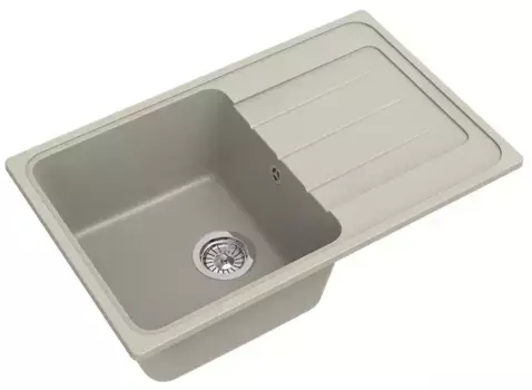 Мойка для кухни «Ewigstein» Elegant 50F 76/48 искусственный камень топаз