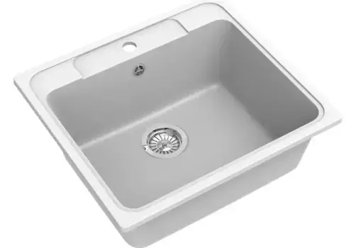 Мойка для кухни «Ewigstein» Elegant 60 57/51 искусственный камень иней
