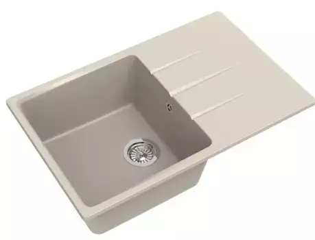 Мойка для кухни «Ewigstein» Gerd 60F 77/44 искусственный камень бежевая