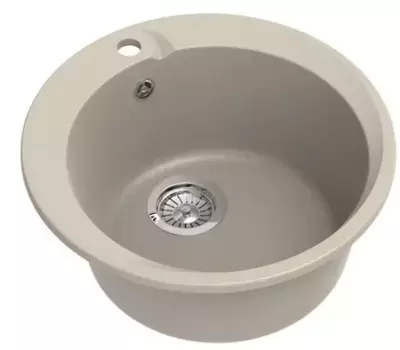 Мойка для кухни «Ewigstein» Rund 45 49/49 искусственный камень темно-бежевый