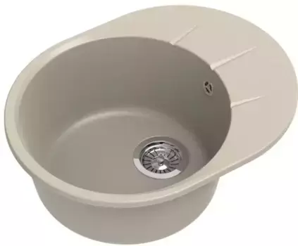 Мойка для кухни «Ewigstein» Rund 45F 57/45 искусственный камень темно-бежевый
