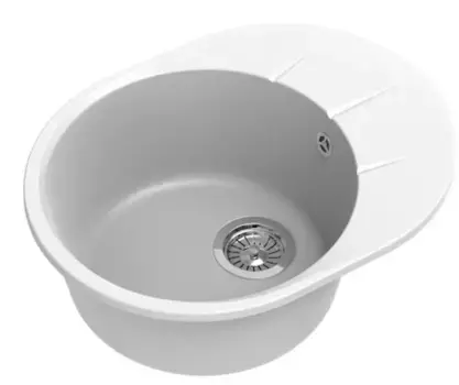 Мойка для кухни «Ewigstein» Rund 45F 57/45 искусственный камень иней