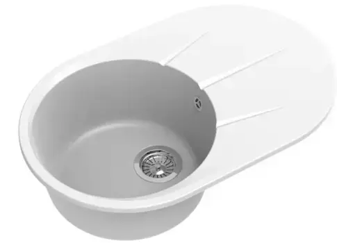 Мойка для кухни «Ewigstein» Rund 50F 74/47 искусственный камень иней