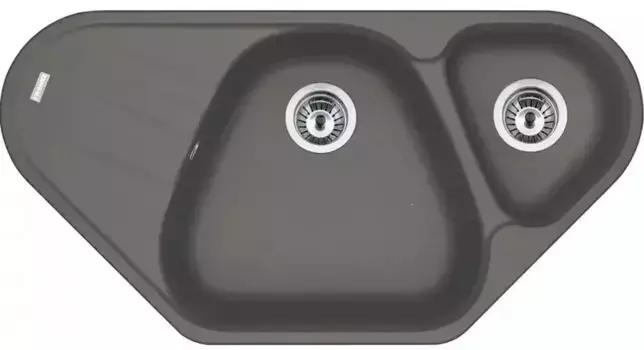 Мойка для кухни «Franke» Antea AZG 661-E 96/50 искусственный камень серый камень левая