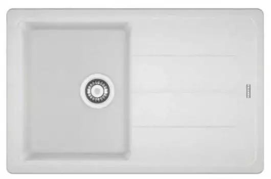 Мойка для кухни «Franke» Basis BFG 611-78 78/50 114.0275.955 искусственный камень белый