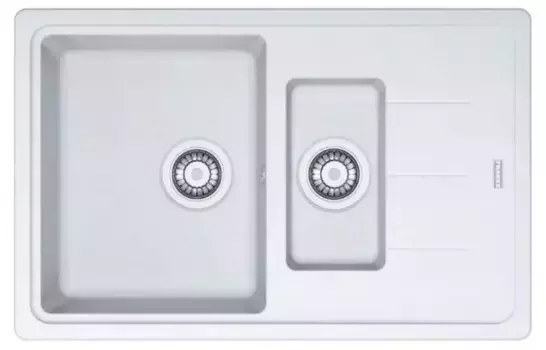 Мойка для кухни «Franke» Basis BFG 651-78 78/50 114.0280.893 искусственный камень белый