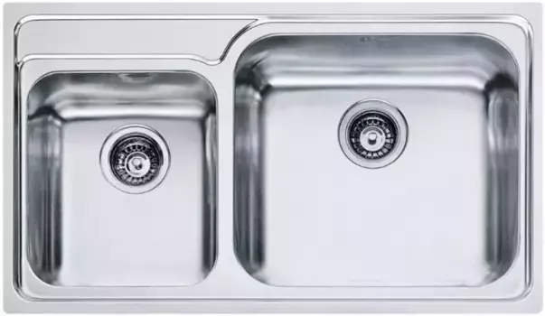 Мойка для кухни «Franke» Galassia GAX 620 86/50 нержавеющая сталь нержавеющая сталь