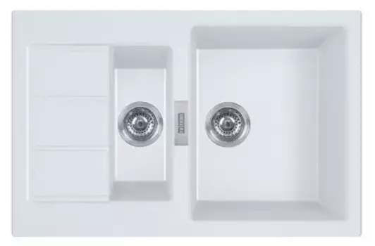 Мойка для кухни «Franke» Sirius 2.0 S2D 651-78 искусственный камень белый