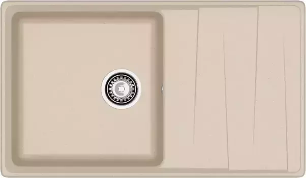 Мойка для кухни «GranFest» Level 860L 86/50 искусственный камень кашемир