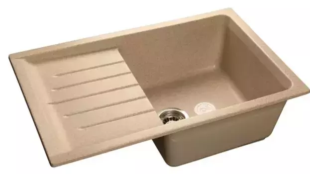 Мойка для кухни «GranFest» Practik GF-P760L 76/50 искусственный камень песок