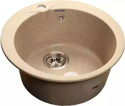 Мойка для кухни «GranFest» Rondo GF-R480 48/48 искусственный камень песок
