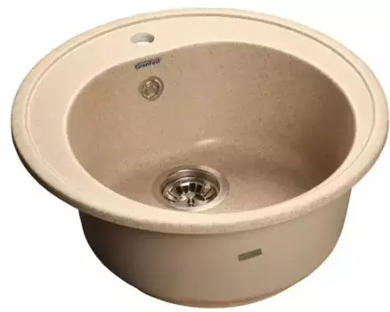 Мойка для кухни «GranFest» Rondo GF-R510 51/51 искусственный камень песок