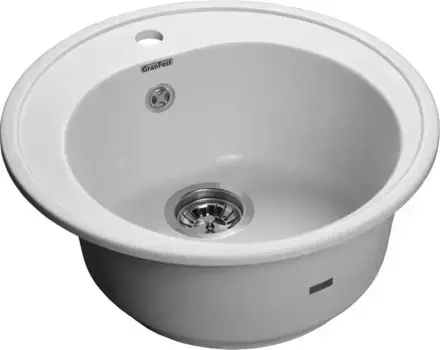 Мойка для кухни «GranFest» Rondo GF-R510 51/51 искусственный камень серая