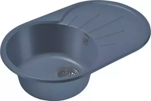 Мойка для кухни «GranFest» Rondo GF-R750L 75/46 искусственный камень графит