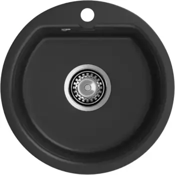 Мойка для кухни «GranFest» Smart 435 искусственный камень чёрная