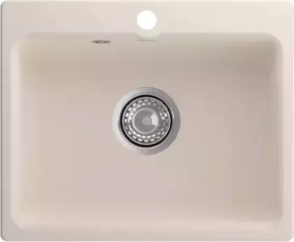 Мойка для кухни «GranFest» Smart 52 искусственный камень белая