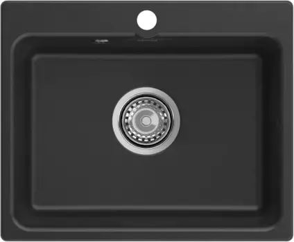 Мойка для кухни «GranFest» Smart 52 искусственный камень чёрная