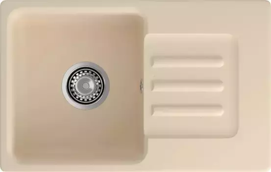 Мойка для кухни «GranFest» Smart 680 68/43 искусственный камень бежевая универсальная