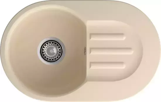 Мойка для кухни «GranFest» Smart 685 68/43 искусственный камень бежевая универсальная