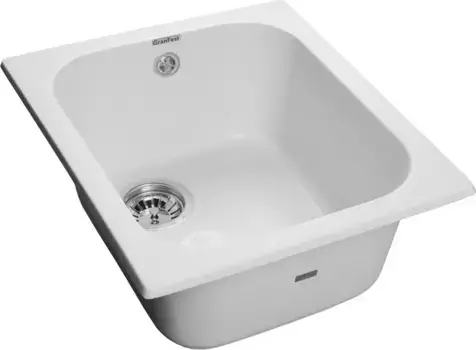 Мойка для кухни «GranFest» Standart GF-S430 43/50 искусственный камень белая