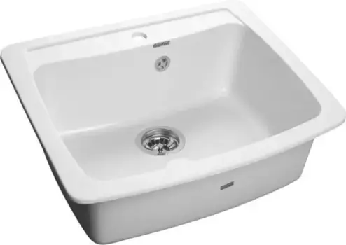 Мойка для кухни «GranFest» Standart GF-S605 61/51 искусственный камень белая