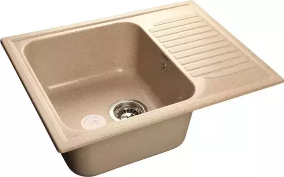 Мойка для кухни «GranFest» Standart GF-S645L 65/50 искусственный камень песок