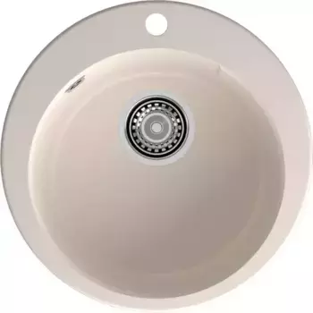 Мойка для кухни «GranFest» Urban 649 49/49 искусственный камень белая