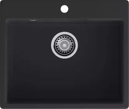 Мойка для кухни «GranFest» Urban 658 58/49 искусственный камень чёрная