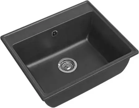 Мойка для кухни «GranFest» Vertex GF-V-580 58/50 искусственный камень графит
