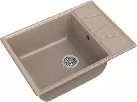 Мойка для кухни «GranFest» Vertex GF-V-680L 68/50 искусственный камень песок