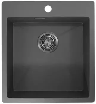 Мойка для кухни «Granula» GR-4600 46/51 нержавеющая сталь графит матовый