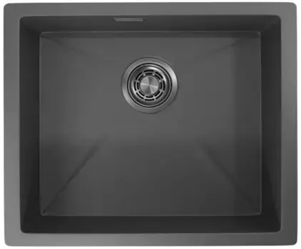Мойка для кухни «Granula» GR-5445U 54/45 нержавеющая сталь графит матовый