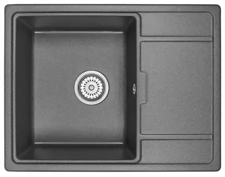 Мойка для кухни «Granula» GR-6503 65/50 искусственный камень графит