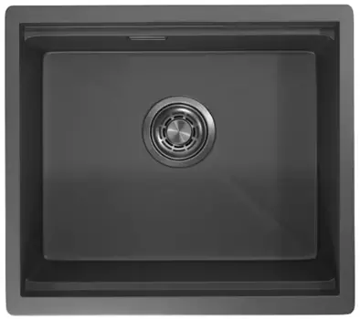 Мойка для кухни «Granula» Kitchen Space KS-5045U 50/45 нержавеющая сталь графит матовый