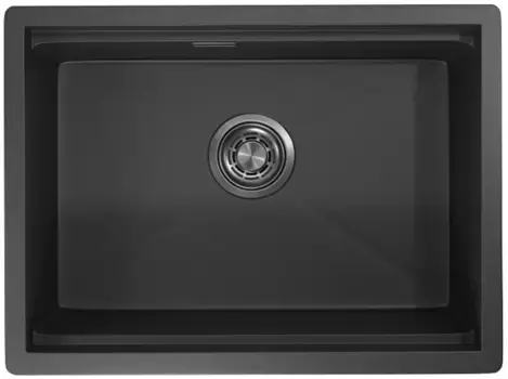Мойка для кухни «Granula» Kitchen Space KS-6045U 60/45 нержавеющая сталь чёрная матовая