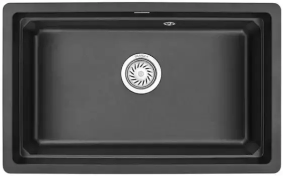 Мойка для кухни «Granula» KS-7303U 73/45 искусственный камень шварц