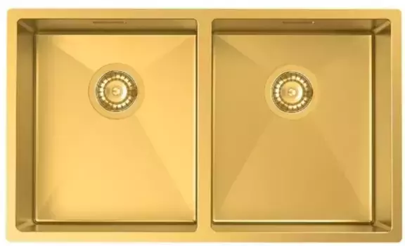 Мойка для кухни «Iddis» Edifice EDI75B2i77 75/44 нержавеющая сталь золото