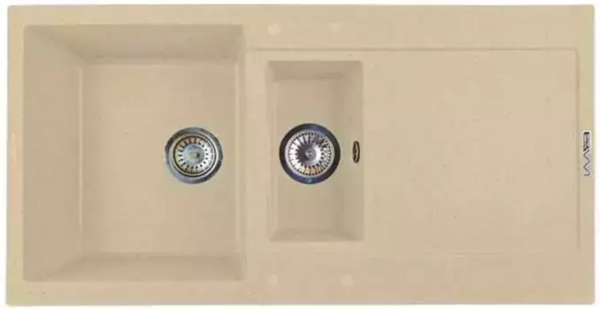 Мойка для кухни «Lava» D5.CAM 97/50 искусственный камень camel универсальная