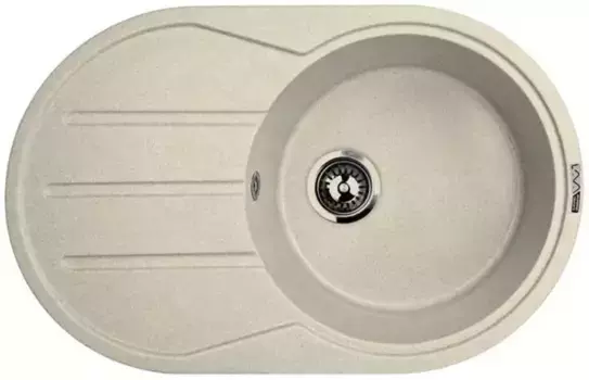Мойка для кухни «Lava» E2.CRE 77/50 искусственный камень crema универсальная