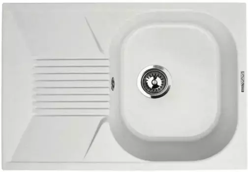 Мойка для кухни «Lava» L2.LAT 70/50 искусственный камень latte универсальная