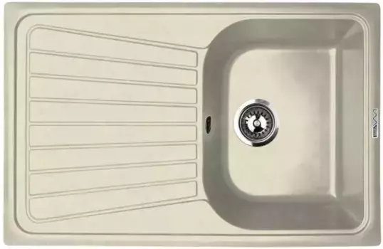 Мойка для кухни «Lava» L3.CRE 79/50 искусственный камень crema универсальная