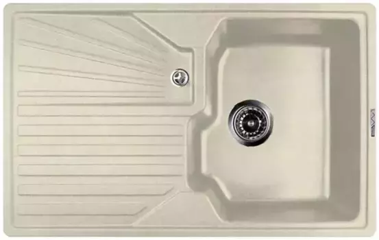 Мойка для кухни «Lava» L5.CRE 80/50 искусственный камень crema универсальная