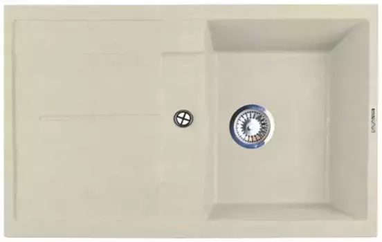 Мойка для кухни «Lava» L6.CRE 78/50 искусственный камень crema универсальная